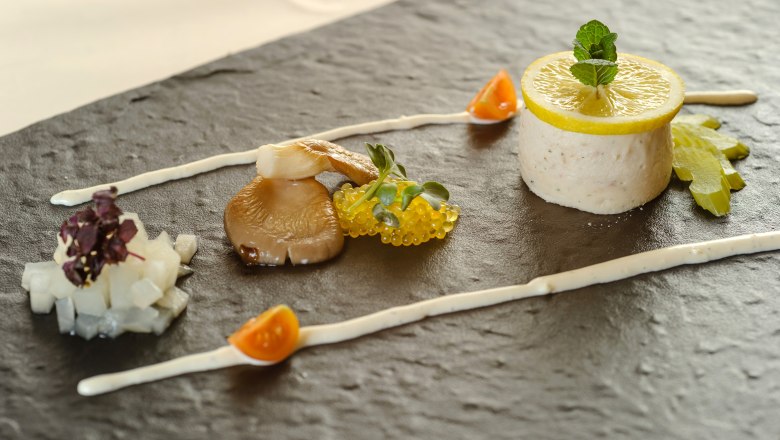 Räucherforellenmus mit Senfgurke, © Rita Newman Räucherforellenmus mit Senfgurke, © Rita Newman