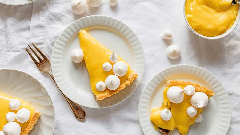 Zitronentarte mit Baiser, © Mara Hohla Zitronentarte mit Baiser, © Mara Hohla