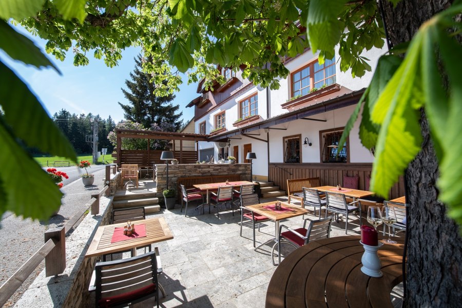 Einladender Gastgarten, © Stephan Russkäfer Einladender Gastgarten, © Stephan Russkäfer