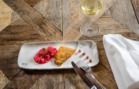 Knusprige Bachforelle, © Rita Newman Knusprige Bachforelle, © Rita Newman