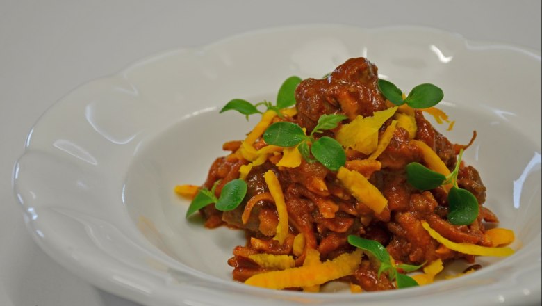 K&uuml;rbisgulasch, &copy; Pollaks Wirtshaus &ndash; Der Retzbacherhof