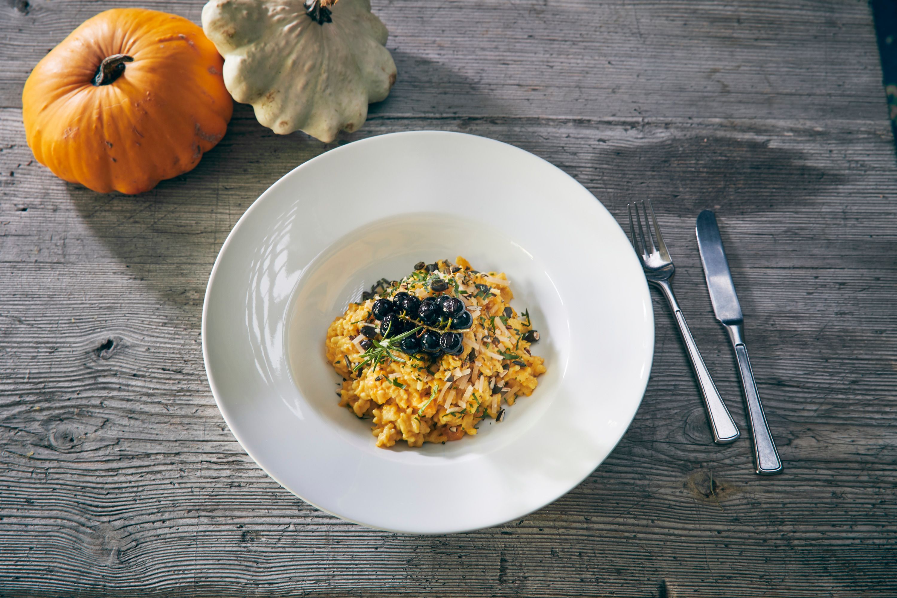 Kürbisrisotto