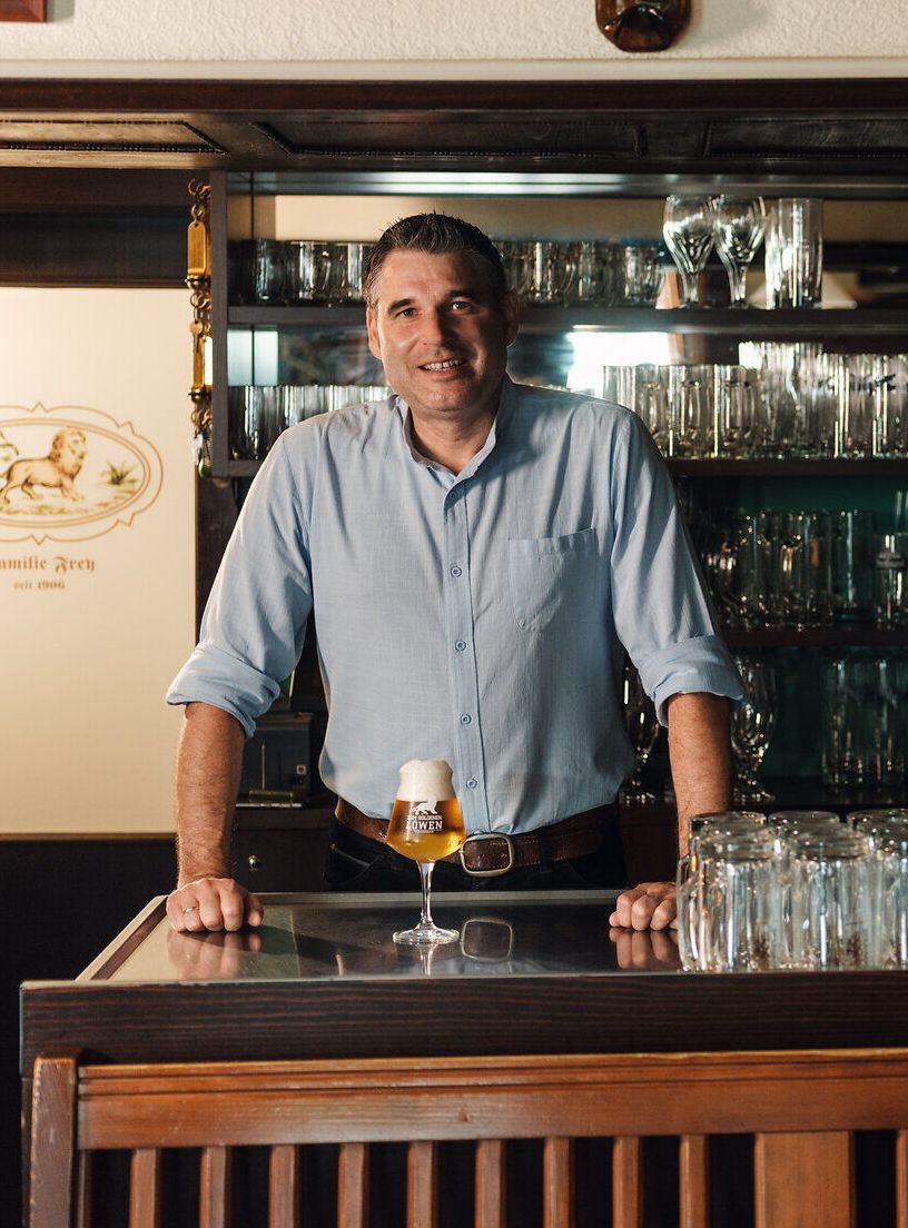 Andreas Frey in seinem Wirtshaus Zum Goldenen Löwen in Maria Taferl im Nibelungengau