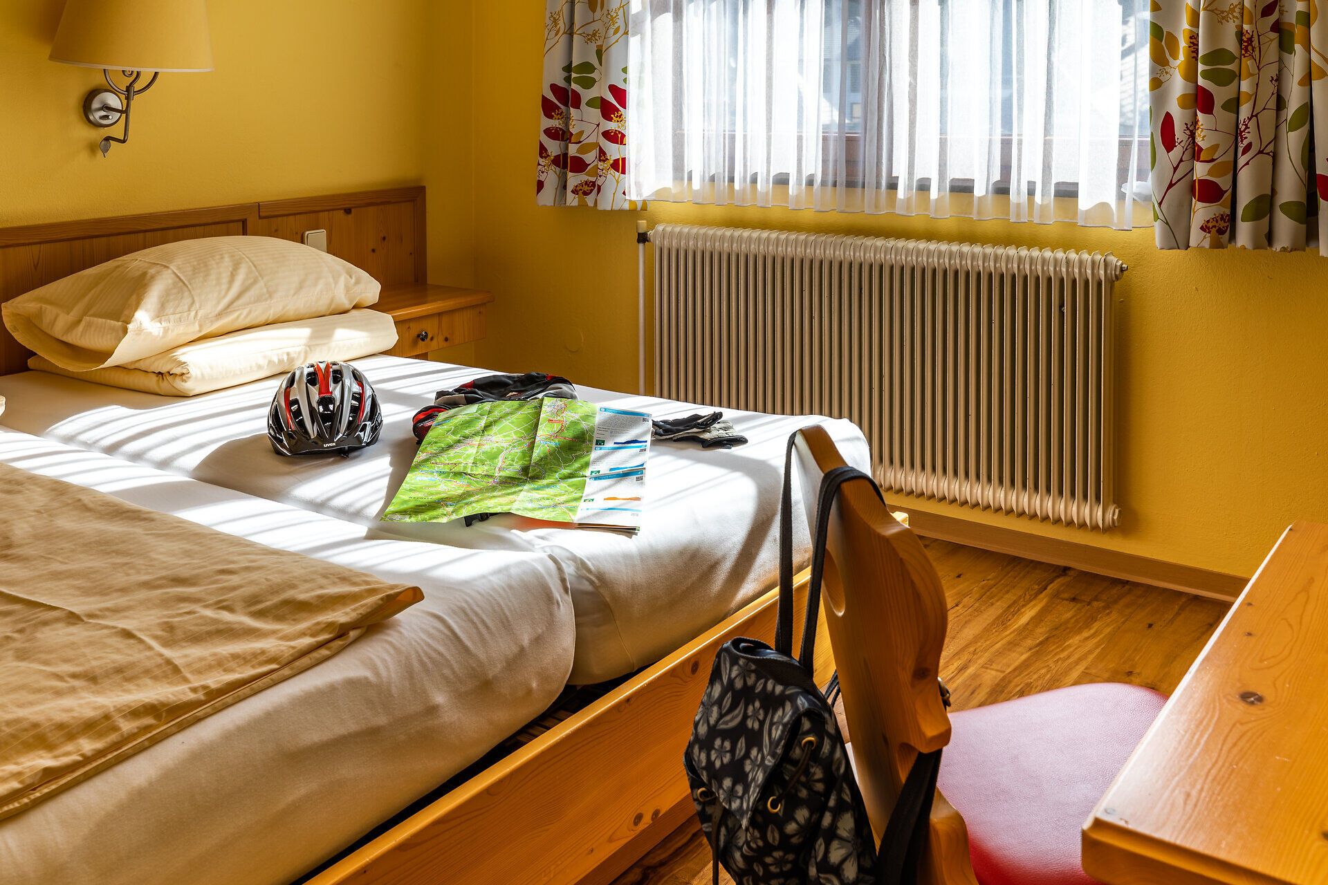 Gasthaus Pichler in Petersbaumgarten is conveniently located near the highway, and the region's bike paths are also right nearby. 