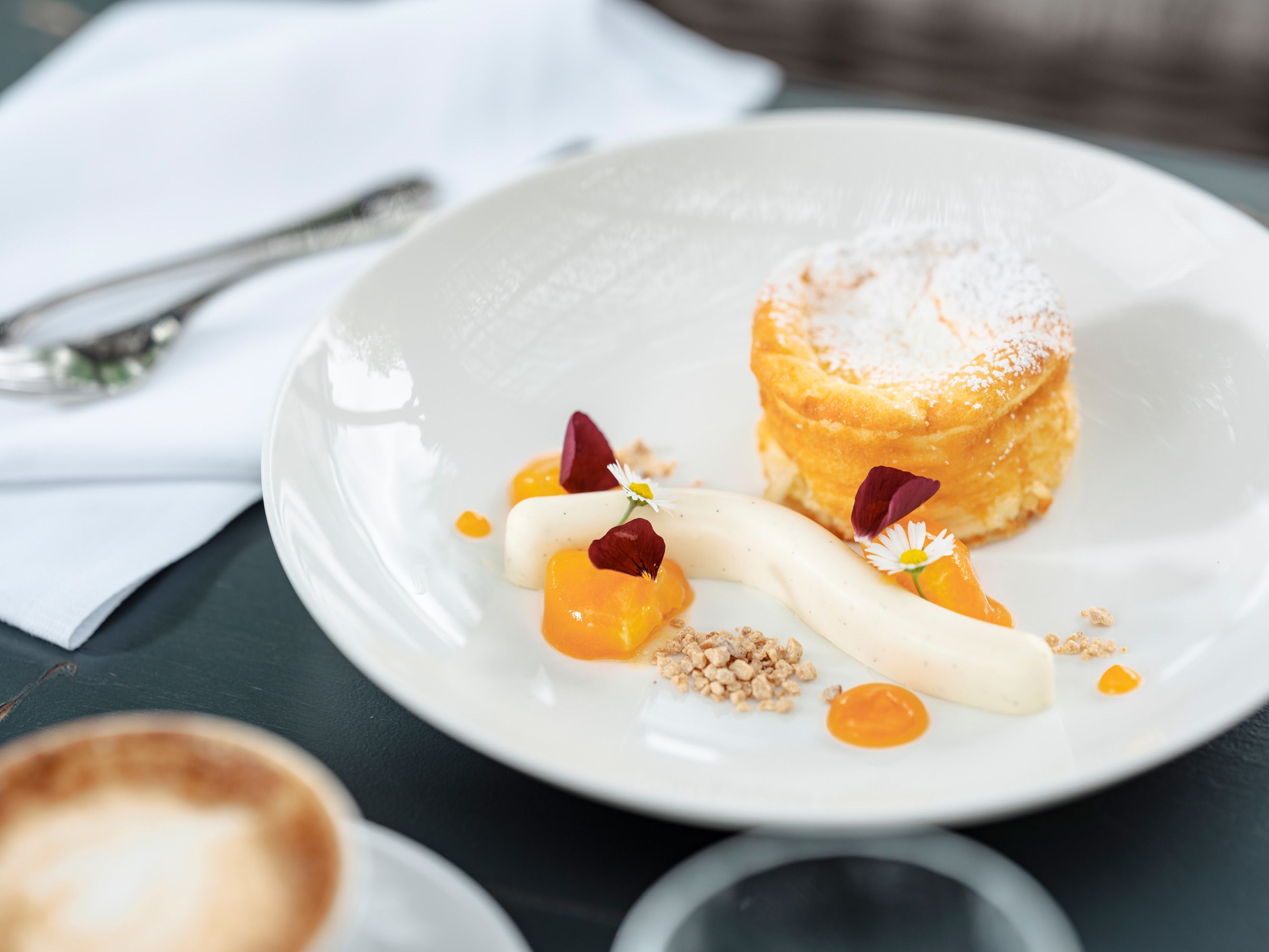 Topfenstrudel-Soufflé