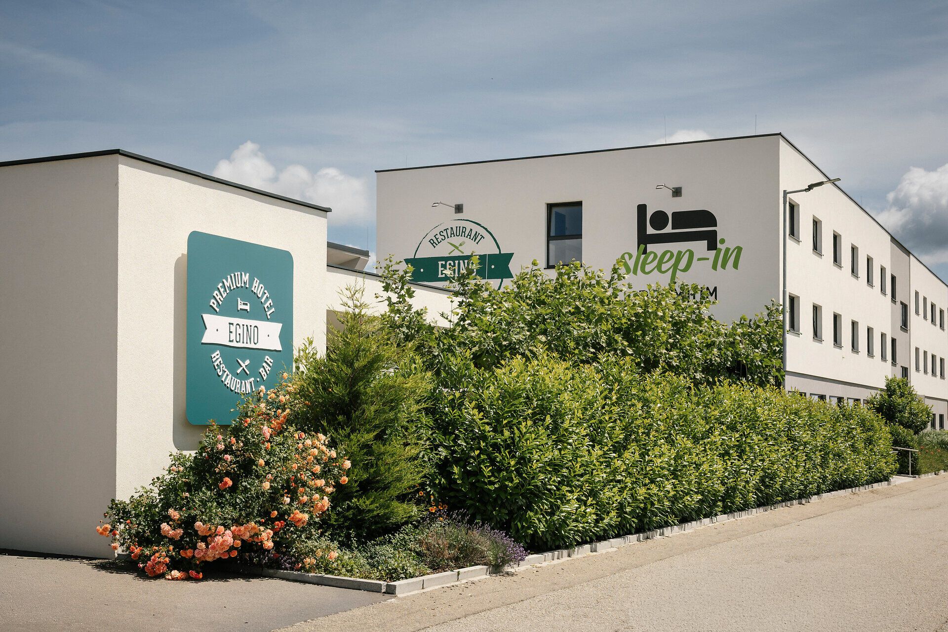 Außenansicht des EGINO – Premium Hotel