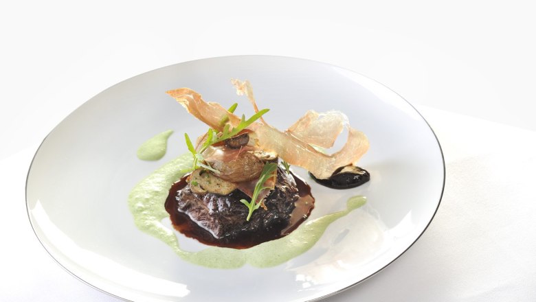 Rindsbackerl, Schalotten, Wurzelspeck, Powidl, &copy; M&ouml;rwald GmbH