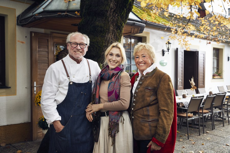 Familie Erich, Katharina und Elisabeth Bruckberger, © Niederösterreich Werbung/Andreas Hofer