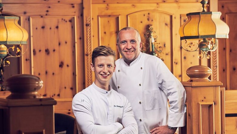 Moritz Eisenbock und Christian Schimann vom Strasser Hof. 