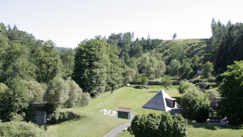 Ausblick von den Balkonzimmern, &copy; Hotel-Restaurant Liebnitzm&uuml;hle
