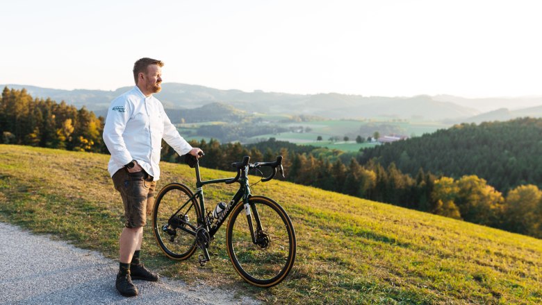 Andreas Ottner, Koch &amp; Biker, © Niederösterreich Werbung/Mara Hohla