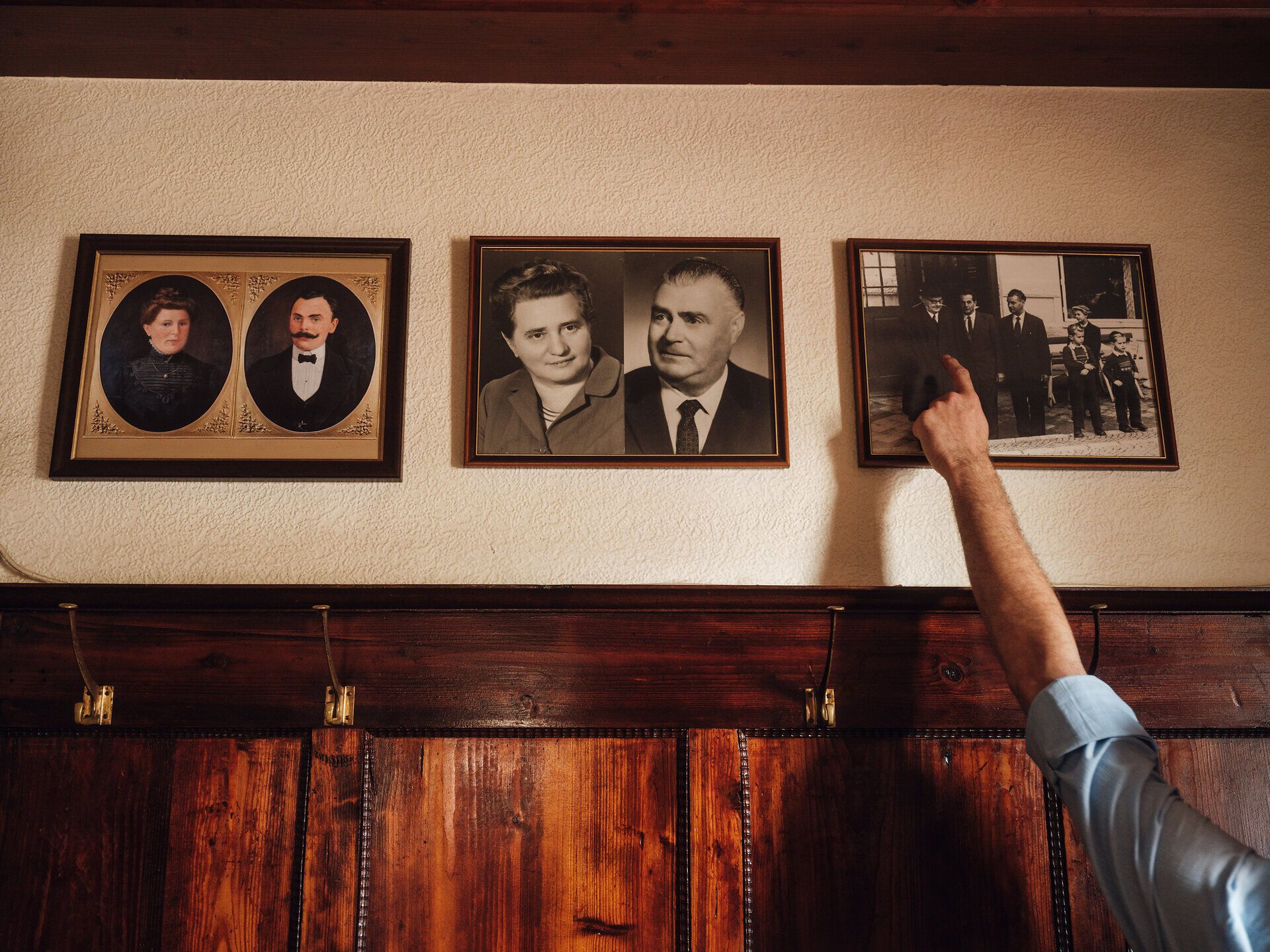 In der Gaststube des Wirtshaus Zum Goldenen Löwen in Maria Taferl im Nibelungengau