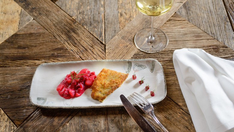 Knusprige Bachforelle, © Rita Newman